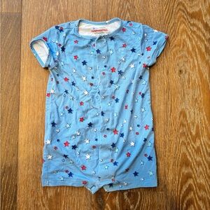 Magnetic four of July romper 6-9M